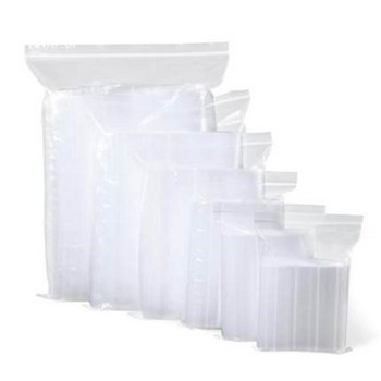 100 τμχ Πλαστική αυτοσφραγισμένη τσάντα Διαφανής επανακλειόμενη αυτοσφραγιζόμενη πλαστική σακούλα Τσάντες αποθήκευσης τροφίμων Δώρα Τσάντα καραμέλα Θήκη κοσμήματα