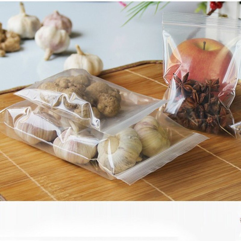 100 tk plastikust isesulguv kott läbipaistev taassuletav isesulguv kilekotid toidu säilituskotid kingitused kommikottide kott Ehted