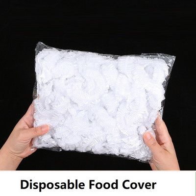 50/100 vnt. vienkartiniai maisto dangčiai šaldytuvas šviežių vaisių maisto apsauga, dulkėms atsparus tamprus maišelis, virtuvės reikmenys