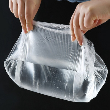 100 бр./чанта Еднократно покритие за съхранение на храна Еластични покривала за прясна храна за многократна употреба Разтегливо опаковане Купа Съд Покривало за храна Торбички за съхранение на пресни храни