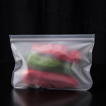 Силиконови контейнери за съхранение на храна Непропускливи контейнери Многократно изправяща се чанта с цип и затворена чаша Торбичка с прясна чанта Чанта за съхранение на храна