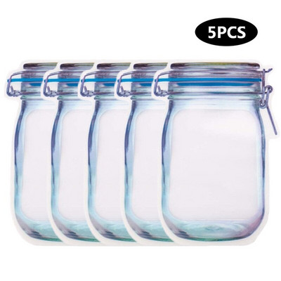 20 vnt. Daugkartinio naudojimo užtrauktuku užrakinami maišeliai Mūriniai stiklainiai Buteliai Krepšiai Riešutai Saldainiai Sausainiai Vandeniui atsparus sandariklis Šviežio maisto laikymas Užkandžiai Sumuštinių maišeliai