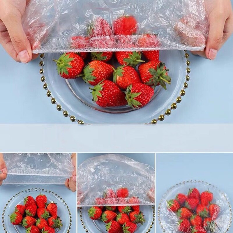 30/50/100 vnt. Daugkartinio naudojimo patvarūs maisto laikymo dangteliai Konservuojanti plėvelė dubenims Elastingi lėkščių dangteliai virtuvės maistui Šviežias sandariklis