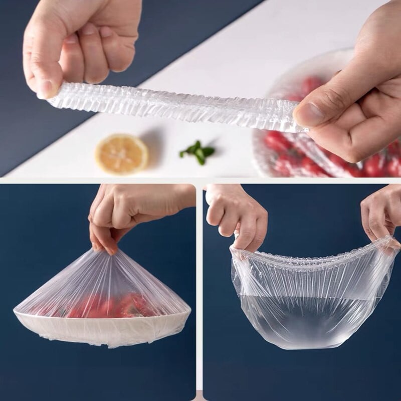 30/50/100 vnt. Daugkartinio naudojimo patvarūs maisto laikymo dangteliai Konservuojanti plėvelė dubenims Elastingi lėkščių dangteliai virtuvės maistui Šviežias sandariklis