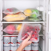 Újrafelhasználható EVA Élelmiszer Tároló Csomagolt Zsák Műanyag Friss Konténer Vákuum Ziplock Zsák Konyha Szervezet Gyümölcs Zöldség Hűtő Főoldal