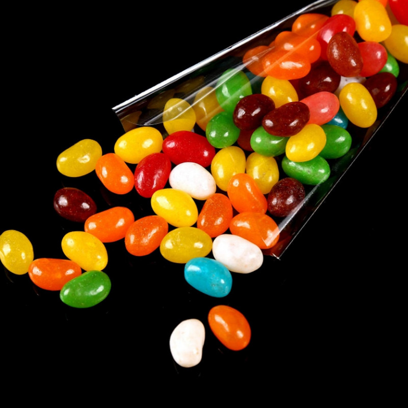 50/100/200 tk läbipaistev tsellofaanist pakkekott Kommikoonuse kotid Lillede kinkekotid Magusa popkorni kilekotti pakkimine sünnipäeva pulm