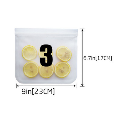 Pungă PEVA pentru depozitarea alimentelor, reutilizabilă, în picioare, cu fermoar, containere etanșe, pungă proaspătă, pungă pentru depozitarea alimentelor, pungă proaspătă cu fermoar.