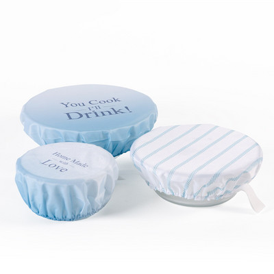 Edényhuzatok Ételfóliák Rugalmas, rugalmas fedők Frissen tartó 3 db vízálló porálló Oxford szövet Konyhai edények Dalad Bowl