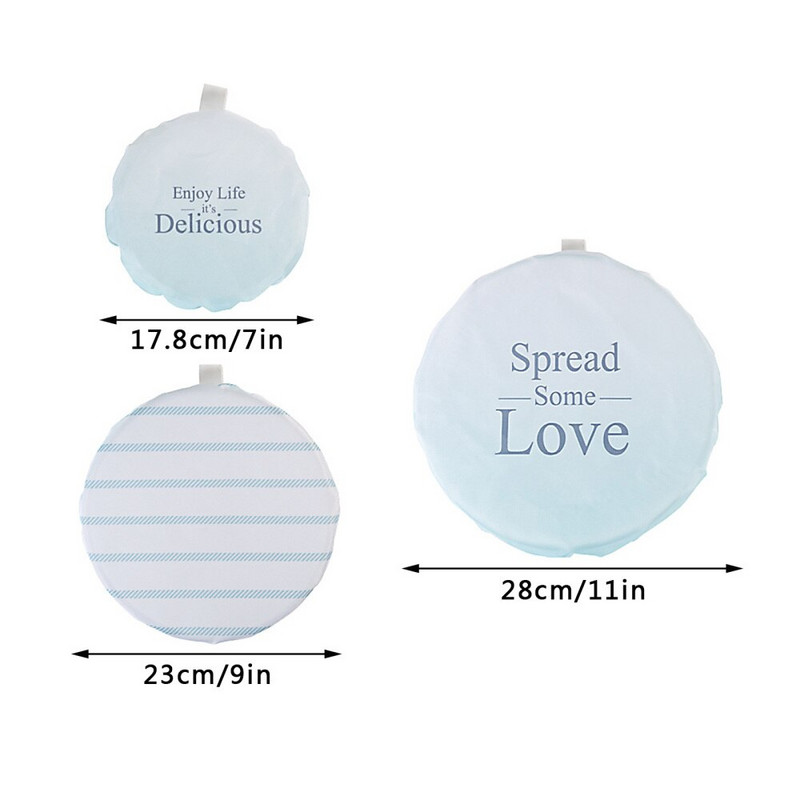 Edényhuzatok Ételfóliák Rugalmas, rugalmas fedők Frissen tartó 3 db vízálló porálló Oxford szövet Konyhai edények Dalad Bowl