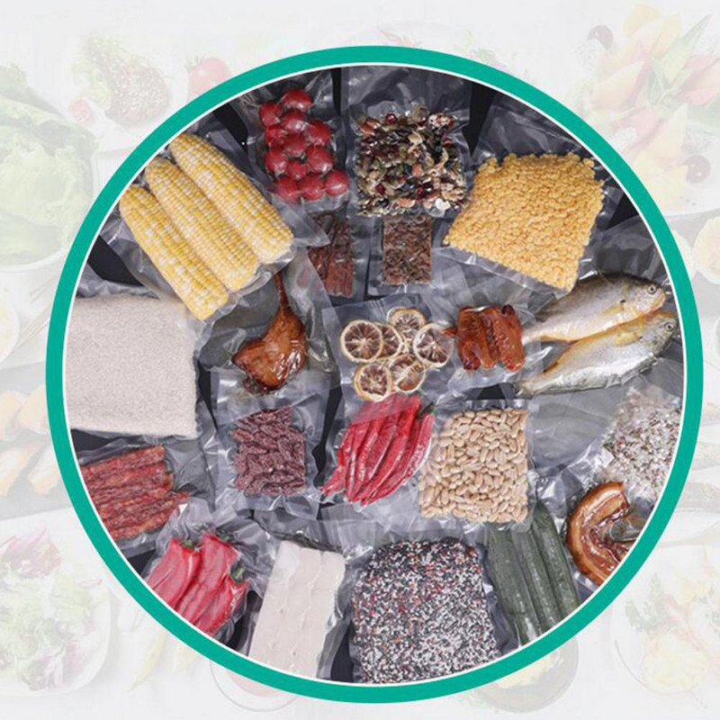 1 tekercs élelmiszer-takaró zacskók BPA-mentes, vákuumtömítő tekercs, frissen tartó, többcsomagos vákuum élelmiszer-megtakarító tömítőzsákok konyhához