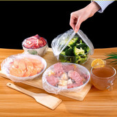 50/100 buc capac pentru alimente de unică folosință, frigider, fructe, alimente, protecție la întindere, boluri rezistente la praf, cești, pungă, unelte de bucătărie