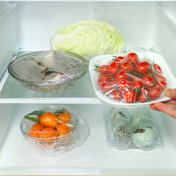 50/100 τμχ Κάλυμμα Τροφίμων μιας χρήσης Ψυγείο Φρούτα Τροφίμων Stretch Protection Flim Dustproof Bowls Κύπελλα Καπάκια Τσάντα Εργαλεία κουζίνας