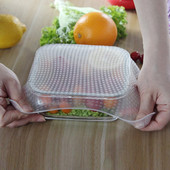 3Pcs/Set Silikonska brtva omotana hranom Svježa rastezljiva folija za čuvanje Kuhinjski alati za kućanstvo