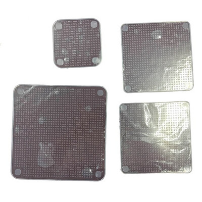 3Pcs/Set Silikonska brtva omotana hranom Svježa rastezljiva folija za čuvanje Kuhinjski alati za kućanstvo