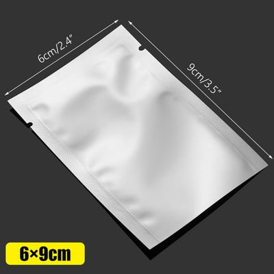 100x Folie de aluminiu pentru depozitarea alimentelor. Pungă pentru ambalaj, 4 dimensiuni, pungă de Mylar