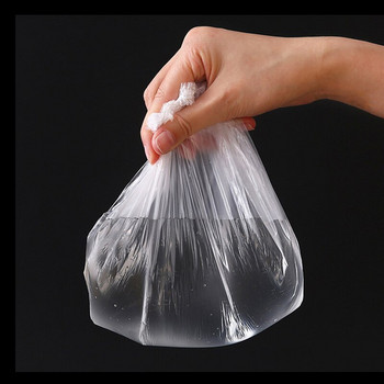 100 бр. Многократно използвани капаци за съхранение на храна Чанти за купи Еластична чиния Силиконови капаци Капаци Вакуумни торбички за кухненска храна Fresh Seal