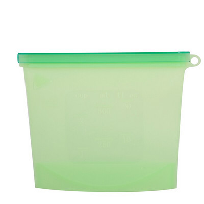 Pungi din silicon Reutilizabile, din silicon, 500 ml, pungă pentru alimente, cu sigilare ermetică, pungă pentru conservarea alimentelor, de calitate alimentară pentru legume, lichide, gustări, carne
