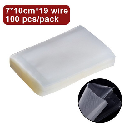 100PCS/LOT vacuum sealer Plastic Storage bag for vacuum sealing machine for  pack food saver Packaging