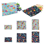 3 vnt. užkandžių maišelis Maisto įvynioklis sumuštiniams pietums vandeniui atsparus maišelis Daugkartinis maisto laikymo indas Virtuvės įrankiai Karštas IŠPARDAVIMAS