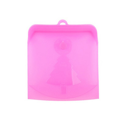 Szilikon újrafelhasználható élelmiszertáska 500 ml/1000 ml/1500 ml szivárgásmentes tartály