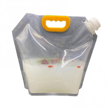 1.5/2.5/5L стояща пластмасова торбичка за опаковане на напитки Торбичка за чучур за бира Напитка Течен сок Мляко Кафе Направи си сам Кухненска чанта за опаковка