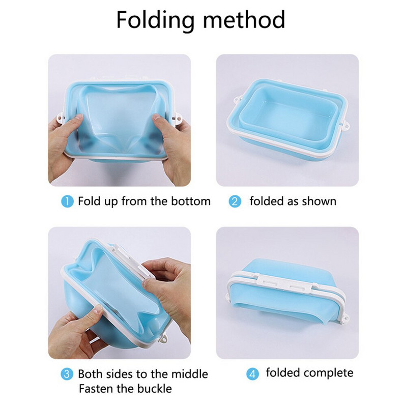 Daugkartinio naudojimo silikoninė maisto laikymo dėžutė Šviežiai išlaikomi vaisiai Daržovių traškučiai Sulankstomas laikymo maišelis Šaldytuvas Šildymas mikrobangų krosnelėje