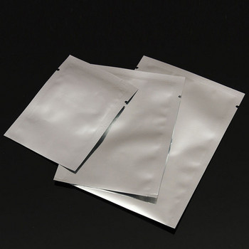 Ημιδιαφανής πολυεστερική μεμβράνη αλουμινόχαρτο τσάντα με αυτοσφράγισμα με φερμουάρ συσκευασία κρεατικά τρόφιμα καφέ καρύδια καραμέλα σνακ μπαχαρικά καρυκεύματα