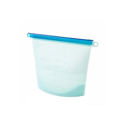 Pungi reutilizabile din silicon pentru depozitarea alimentelor Pungi pentru conservare Pungi Carne, congelator Depozitare pui peste, sandviciuri, bacon, paine