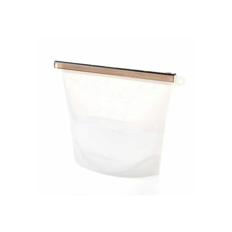 Pungi reutilizabile din silicon pentru depozitarea alimentelor Pungi pentru conservare Pungi Carne, congelator Depozitare pui peste, sandviciuri, bacon, paine