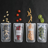 4PCS / 8PCS / 12PCS Vreća za pohranjivanje grickalica Prijenosni kućanski biskviti, slatkiši, voće, zatvorena pohrana, Asortiman hrane za putovanja