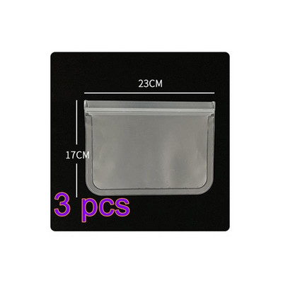 Силиконови контейнери за съхранение на храна Непропускливи контейнери Многократно изправена чанта с цип и затворена чаша Торбичка за прясна торба Чанта за съхранение на храна Fresh Wrap