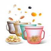 Silikoninis maisto konservavimo maišelis Daugkartinis daugiafunkcis sandarus šaldytų užkandžių vaisių laikymas Šviežiai laikomas maišelis Virtuvės reikmenys