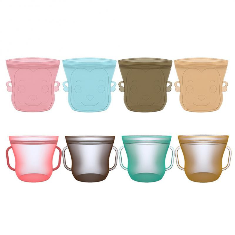 Silikoninis maisto konservavimo maišelis Daugkartinis daugiafunkcis sandarus šaldytų užkandžių vaisių laikymas Šviežiai laikomas maišelis Virtuvės reikmenys