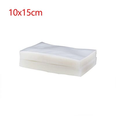 10db Vákuumos lezáró műanyag tárolótáska vákuumzáráshoz élelmiszer-takarékos csomagoláshoz