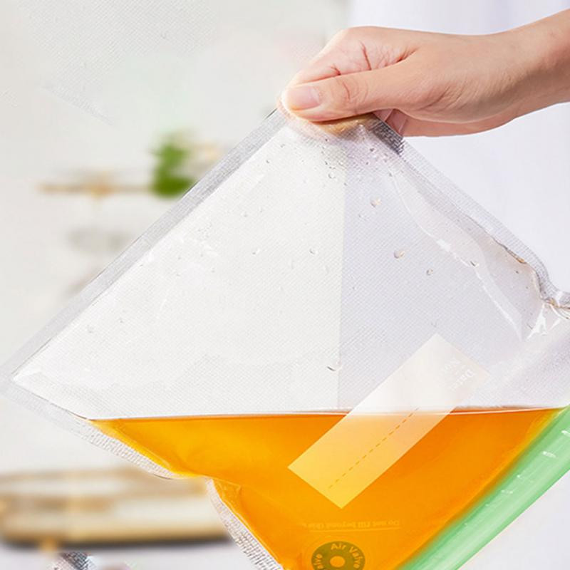 5db hordozható élelmiszer-vákuumzáras zacskók Sous Vide zacskókhoz Élelmiszertartósító Újrahasználható Vákuumos élelmiszertároló zacskók