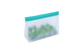 Надстройка на чанта за съхранение на храна PEVA Непропусклива горна стойка за многократна употреба, силиконова чанта за сандвич с цип
