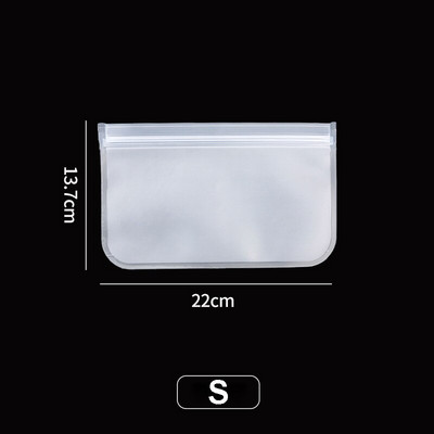 Ziplock vrećica za višekratnu upotrebu Kuhinjski organizator i spremnik za pohranu Ekološki prihvatljivi proizvodi Prozirna vrećica za slatkiše s voćem i grickalicama Zatvorena vrećica