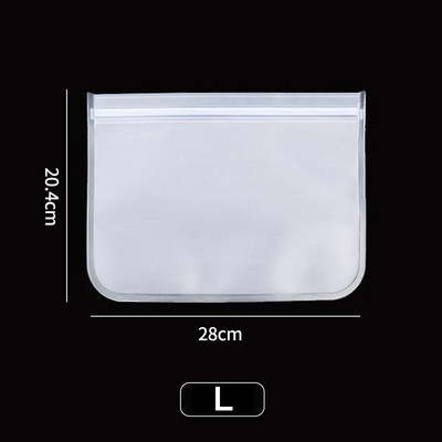 Ziplock vrećica za višekratnu upotrebu Kuhinjski organizator i spremnik za pohranu Ekološki prihvatljivi proizvodi Prozirna vrećica za slatkiše s voćem i grickalicama Zatvorena vrećica