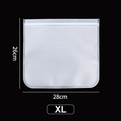 Ziplock vrećica za višekratnu upotrebu Kuhinjski organizator i spremnik za pohranu Ekološki prihvatljivi proizvodi Prozirna vrećica za slatkiše s voćem i grickalicama Zatvorena vrećica