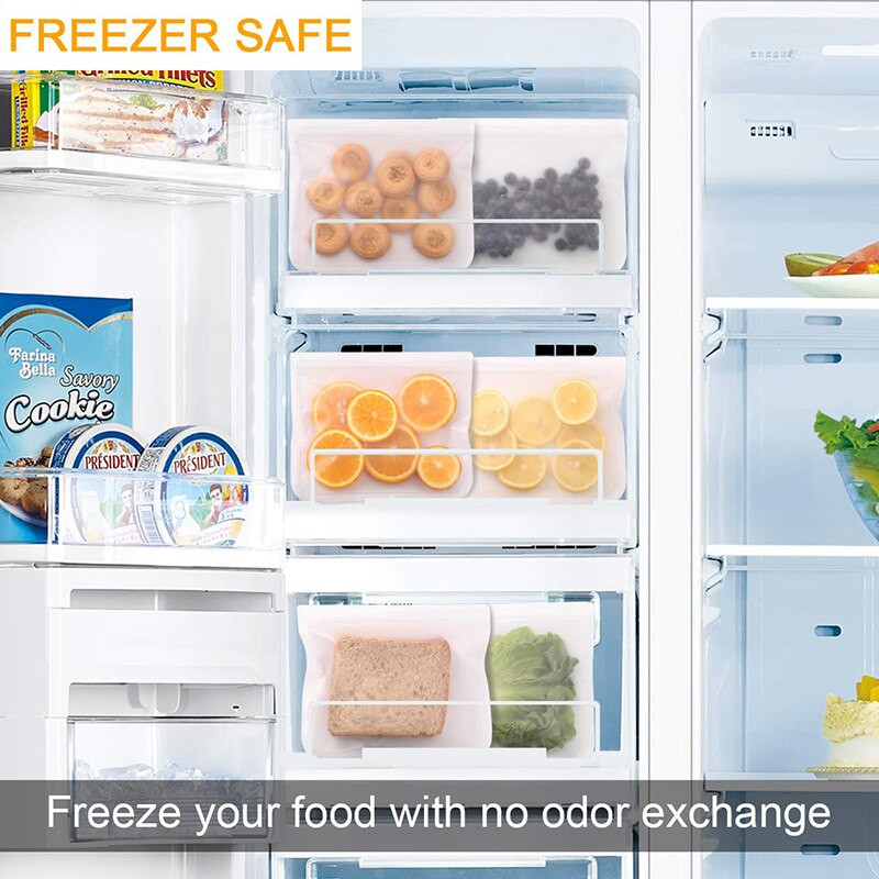 Élelmiszertároló zacskók, újrafelhasználható, hulladékmentes légmentesen zárható szendvics- és snack-, gyümölcs- és ebédtartós zacskók, konyhai eszközök