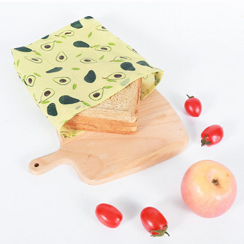 Хартиена торбичка за опаковане на храни от органичен памучен плат Екологично чиста кухненска храна за многократна употреба Опаковъчна торбичка от пчелен восък