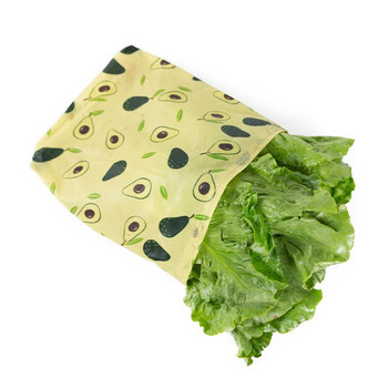 Опаковка от пчелен восък Торбичка за съхранение на свежест Плат за многократна употреба Кухня Плодове Храна Зеленчуци Безопасност Екологичен джоб за съхранение