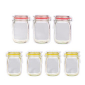 7 bucăți Sticle Prospețime Pachet Protecție Ziplock Geanta Depozitare Alimente Biscuiți Gustare Alimente pentru copii