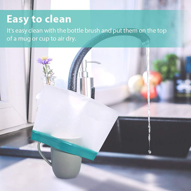 Transparent 1 buc. Organizator de bucătărie sigilat pungi proaspete PEVA pungă de depozitare a alimentelor pentru sandviș, fructe, legume, cu fermoar reutilizabil