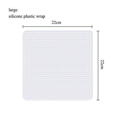 Silikonska prozirna folija za višekratnu upotrebu Hladnjak za hranu Mikrovalna pećnica Spremnik za pohranu svježe hrane Brtveni poklopac Kuhinjski alat otporan na prašinu