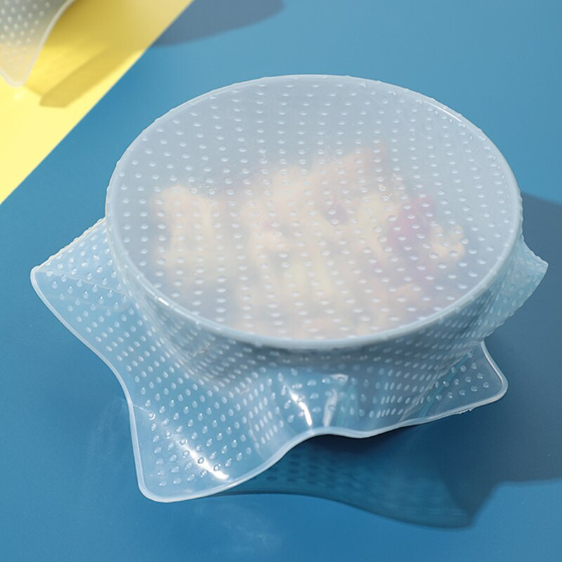 Silikonska prozirna folija za višekratnu upotrebu Hladnjak za hranu Mikrovalna pećnica Spremnik za pohranu svježe hrane Brtveni poklopac Kuhinjski alat otporan na prašinu