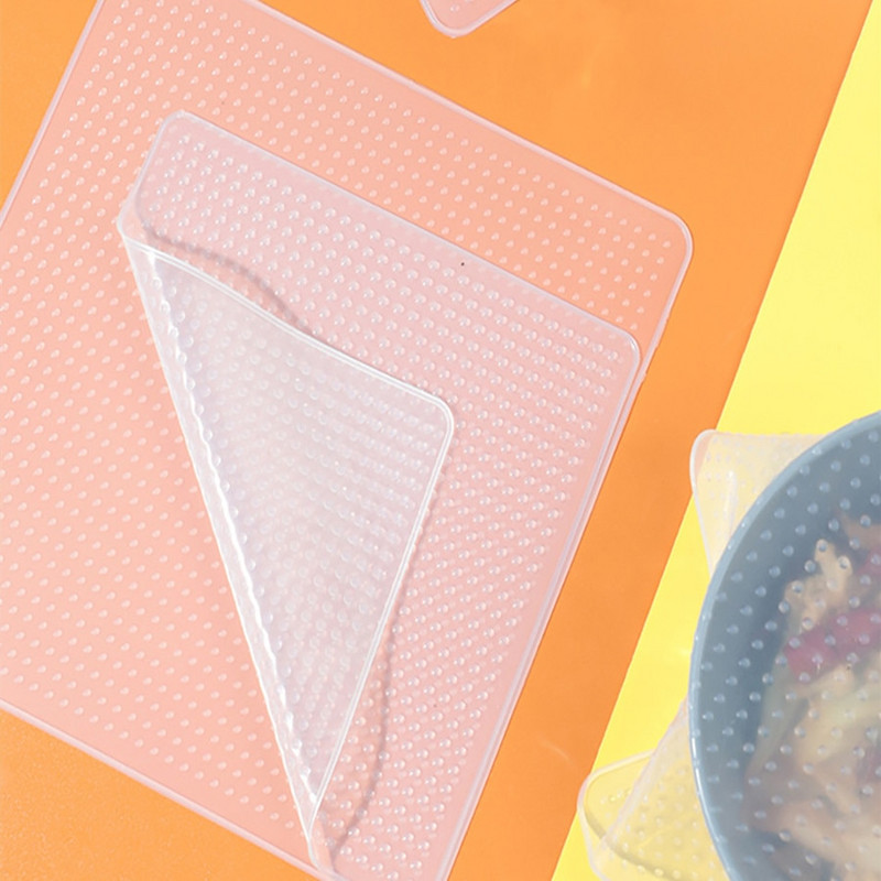 Silikonska prozirna folija za višekratnu upotrebu Hladnjak za hranu Mikrovalna pećnica Spremnik za pohranu svježe hrane Brtveni poklopac Kuhinjski alat otporan na prašinu