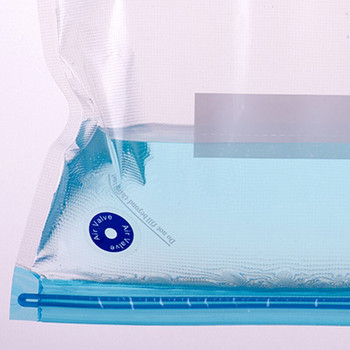 Въздушна вакуумна компресирана торбичка за многократна употреба Вакуумна торбичка Органайзер за храна с прозрачни запечатани торбички за съхранение Чанти за фризер Кухненско съхранение