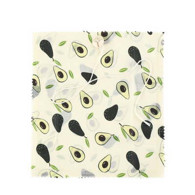 Bičių vaško maisto įvyniojimas su mygtuku Ekologiškas virtuvės įvynioklis, pakeičiantis ekologišką natūralų bičių vašką, daugkartinio naudojimo mišraus rašto bičių vaško įvyniojimas