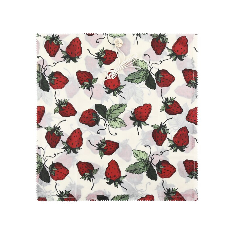 Bičių vaško maisto įvyniojimas su mygtuku Ekologiškas virtuvės įvynioklis, pakeičiantis ekologišką natūralų bičių vašką, daugkartinio naudojimo mišraus rašto bičių vaško įvyniojimas